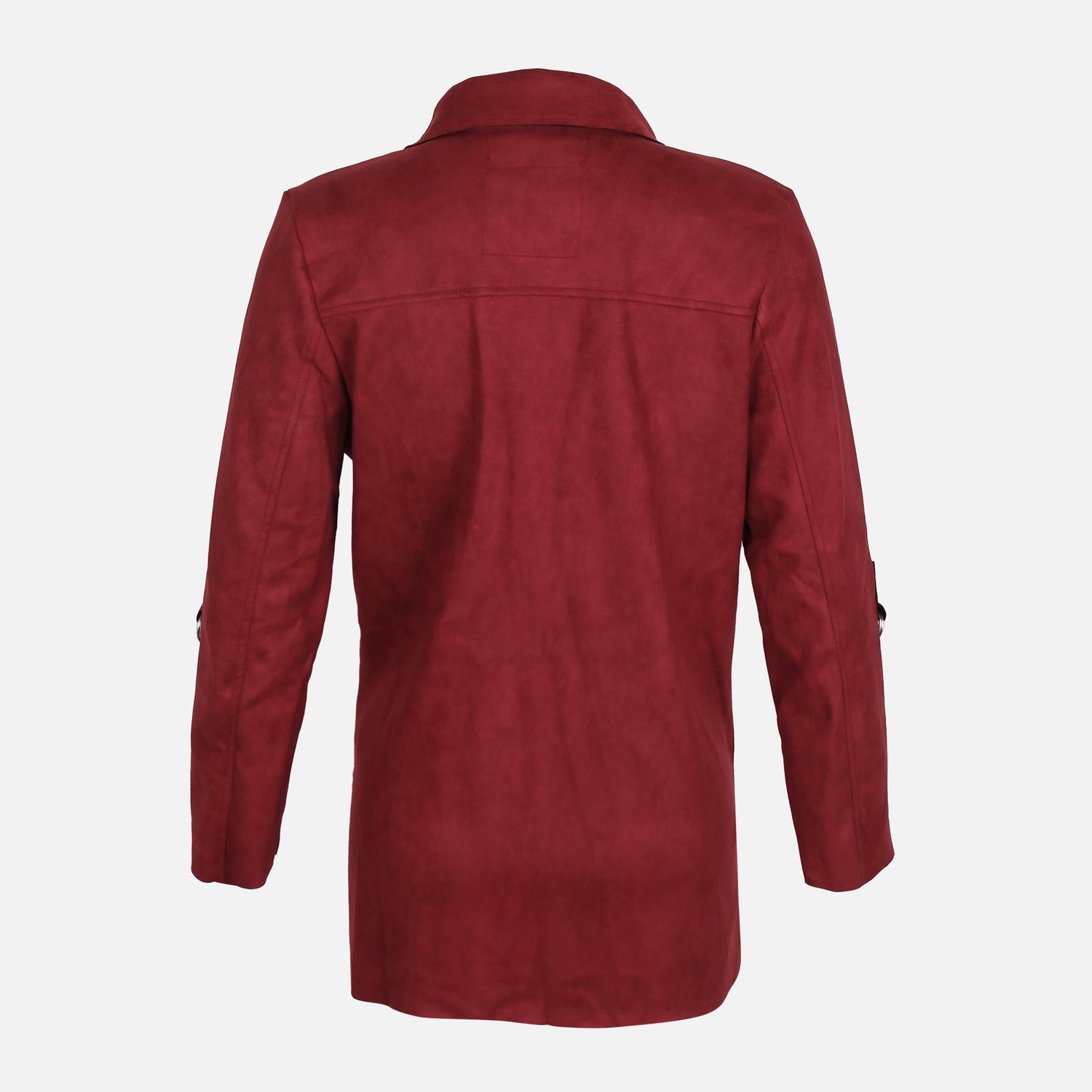 جاكيت نسائي بأكمام طويلة من الجلد الصناعي