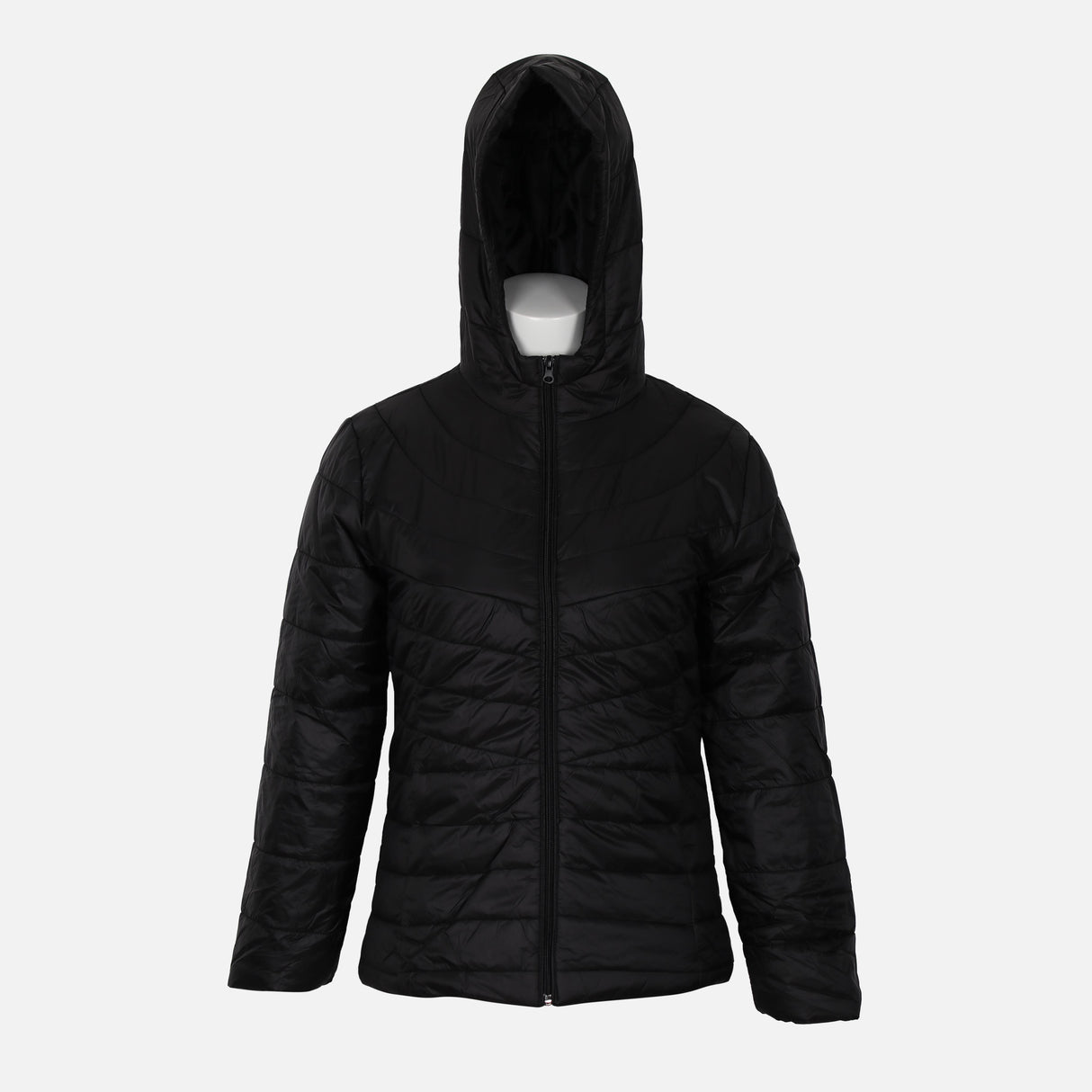 LADIES PUFFER JACKET WITH HOOD