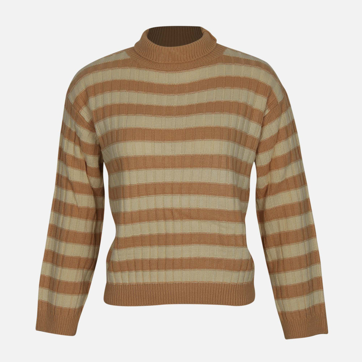 سويتر نسائي بياقة عالية