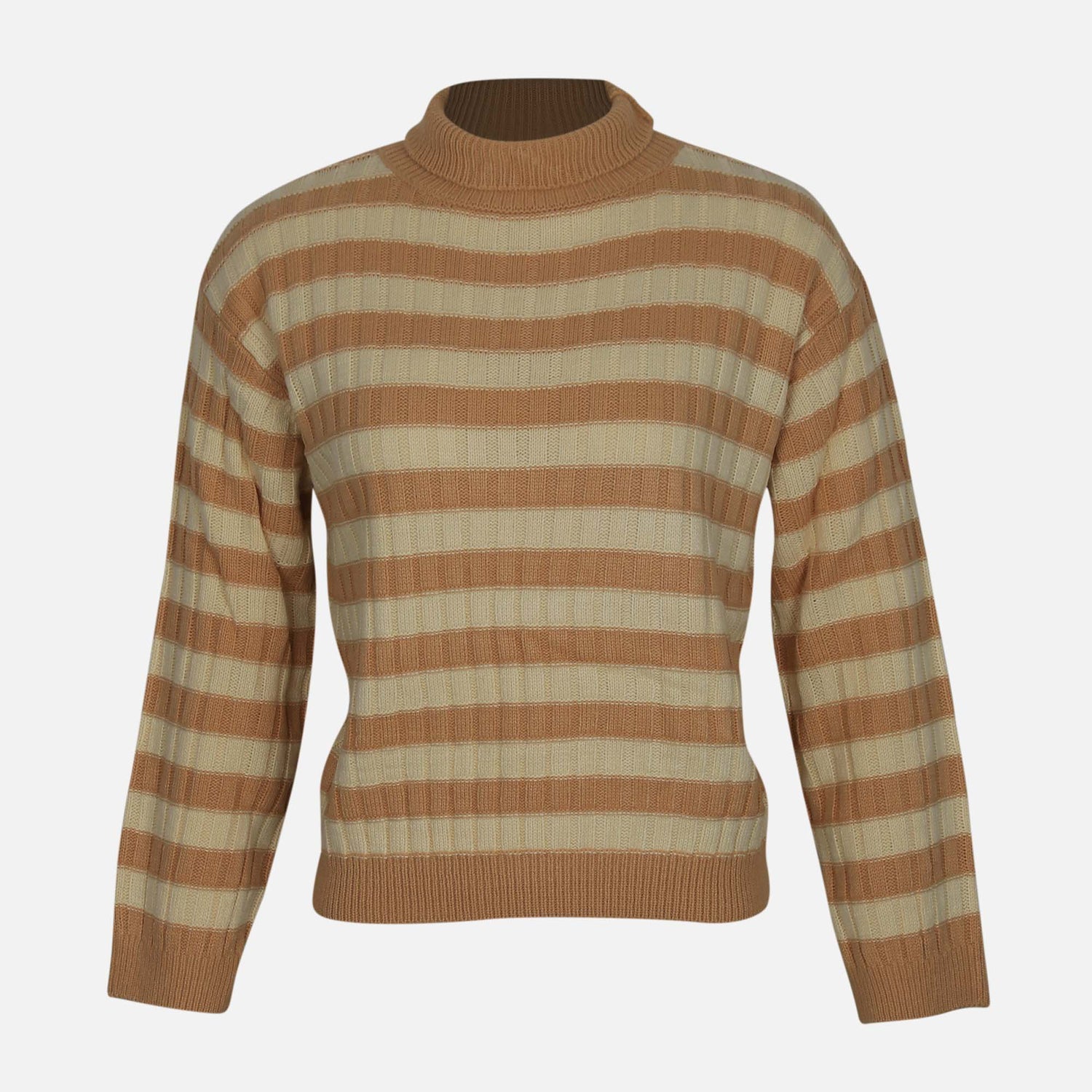 سويتر نسائي بياقة عالية