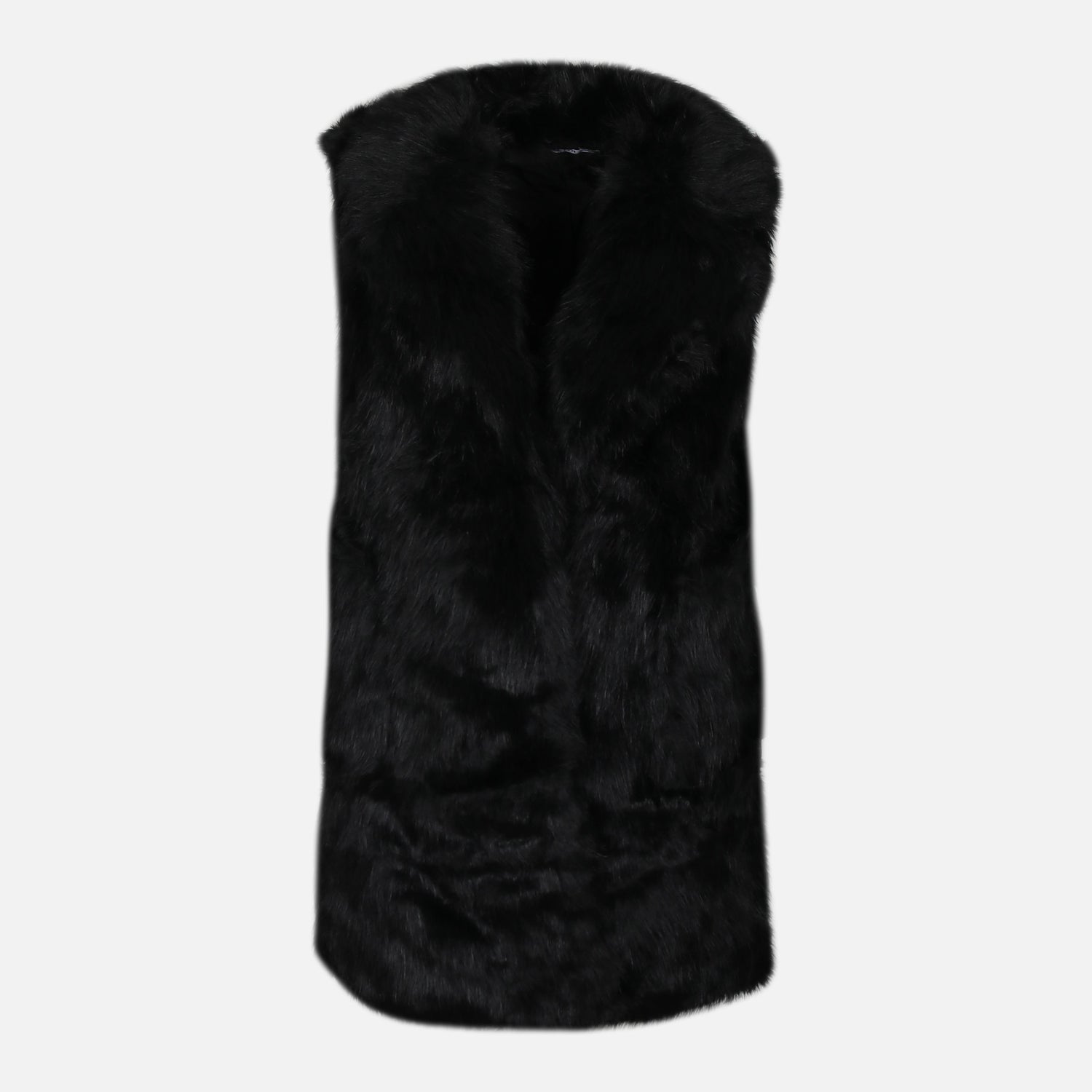 معطف نسائي بفرو صناعي