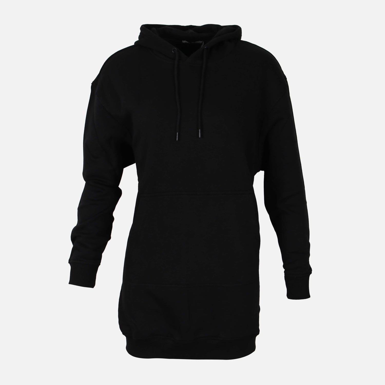 هودي نسائي واسع وطويل من الصوف