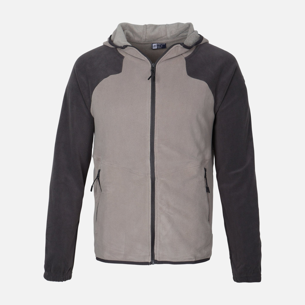 MEN FLEECE HOODED CARDIGAN