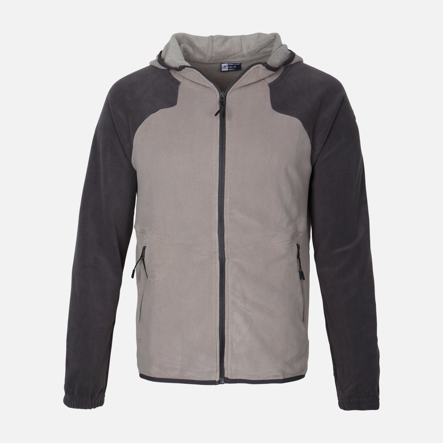 MEN FLEECE HOODED CARDIGAN