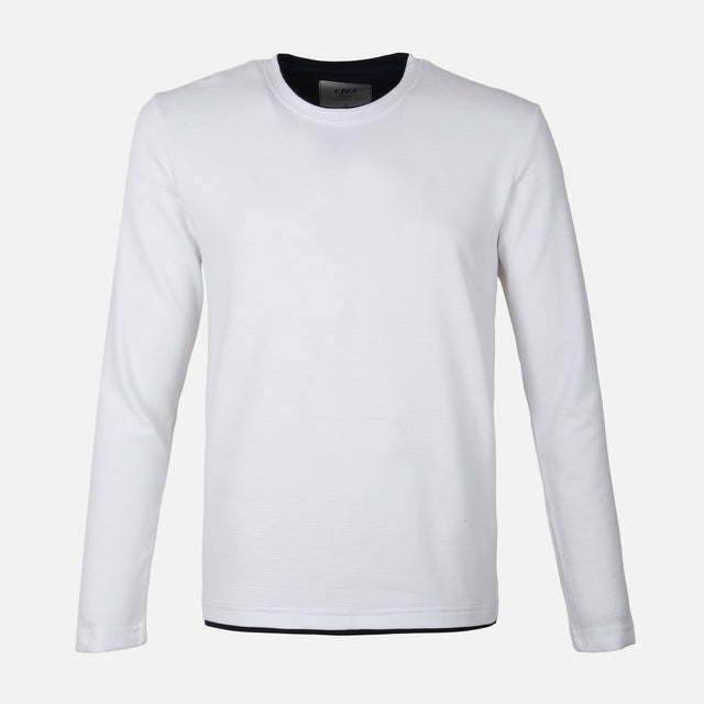 MEN LONG SLEEVE T-SHIRT ROUND NECK