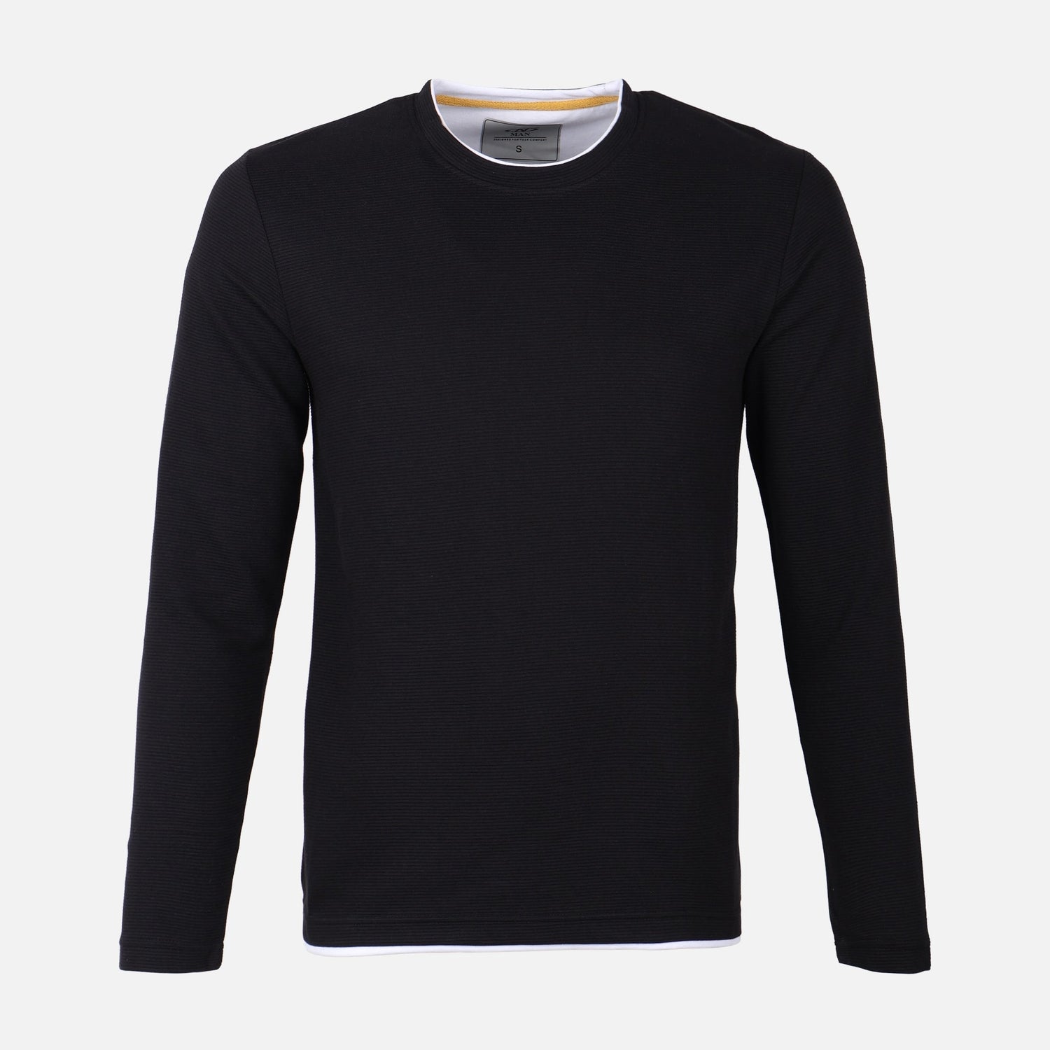 MEN LONG SLEEVE T-SHIRT ROUND NECK