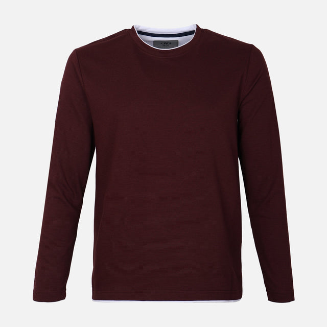 MEN LONG SLEEVE T-SHIRT ROUND NECK