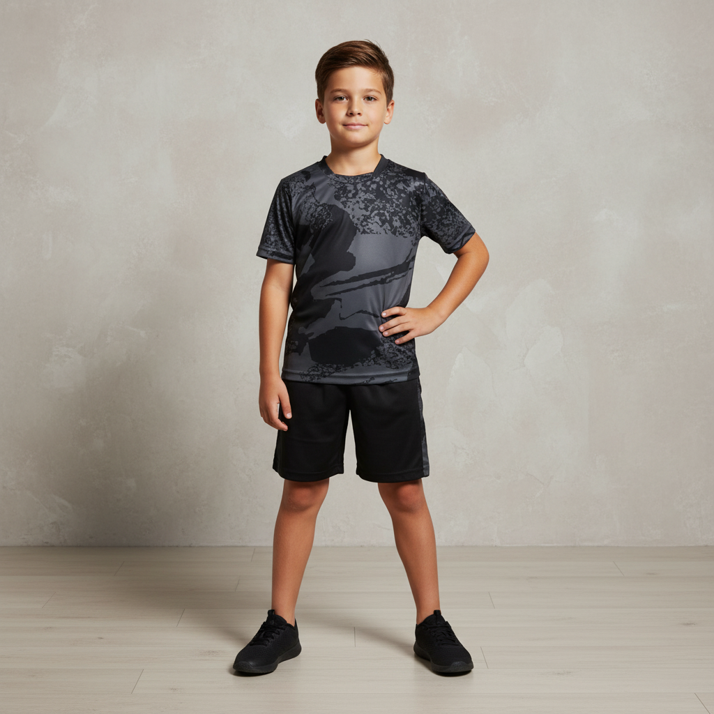 Boys Soccer 2 Pieces Set T-Shirt & Short