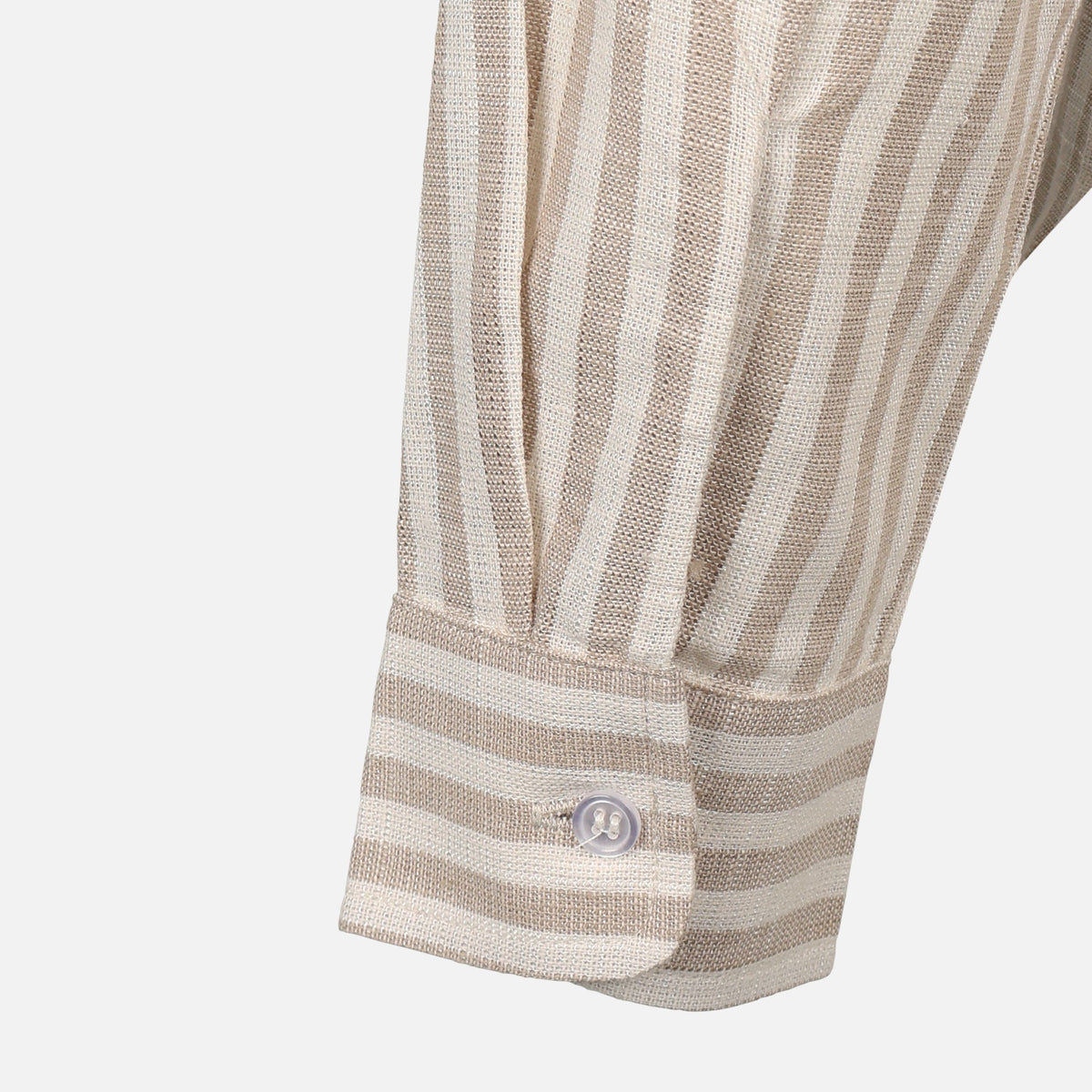Women Linen Blend Striped Shirt