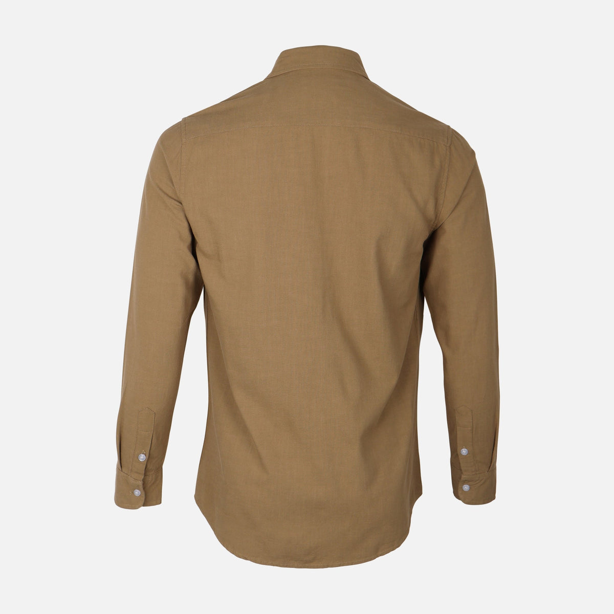 Men Woven Long Sleeve Plain Shirt
