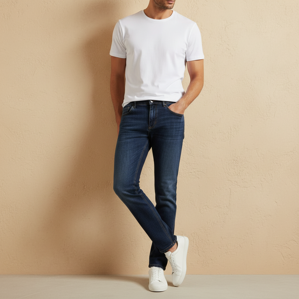 Mens Denim Jeans Pants Cool Max