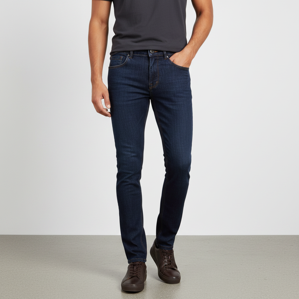 Men Denim Pants Jeans Slim Fit