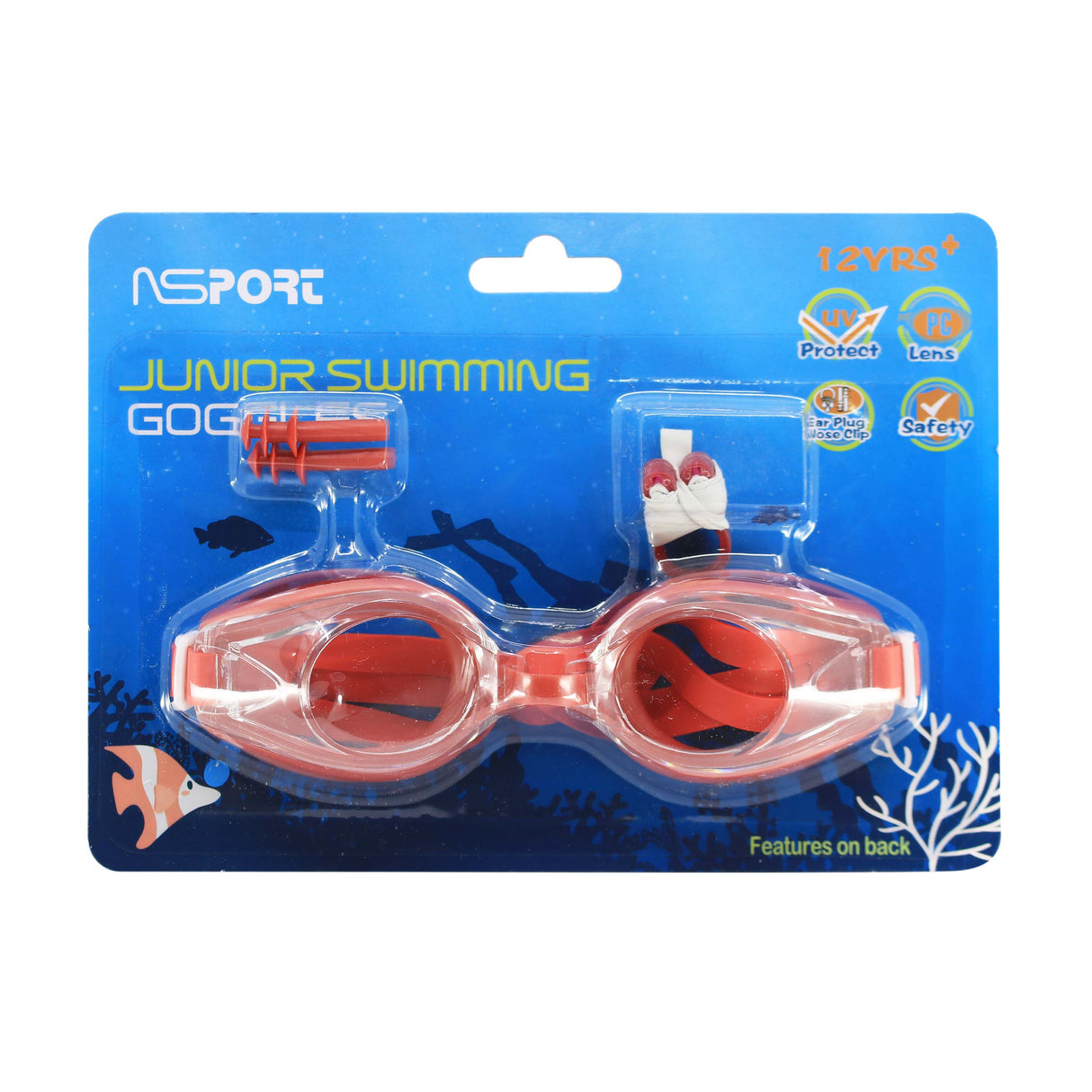 نظارة سباحة ( مقاس +12 سنة )