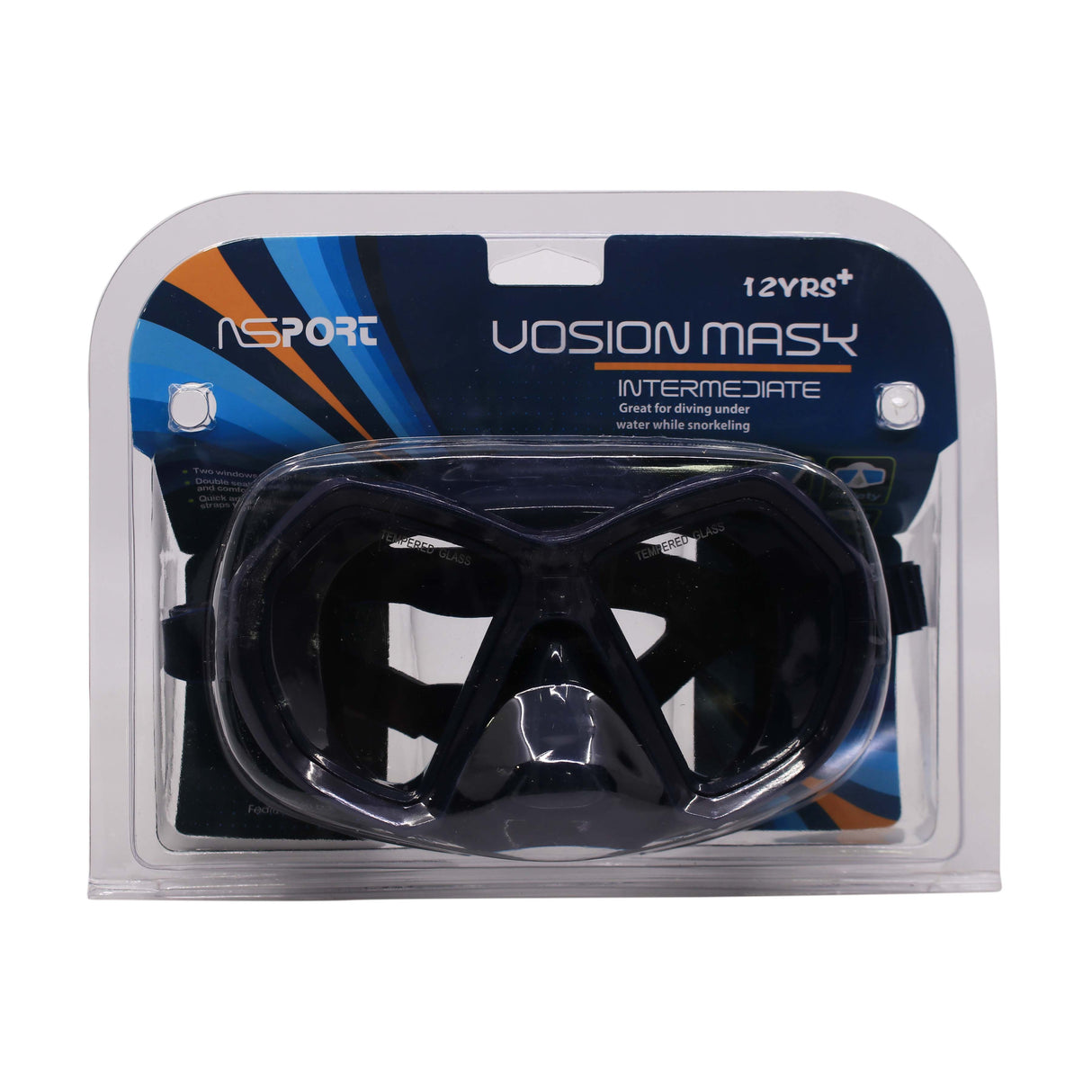 ماسك للسباحة ( مقاس +12 سنة )