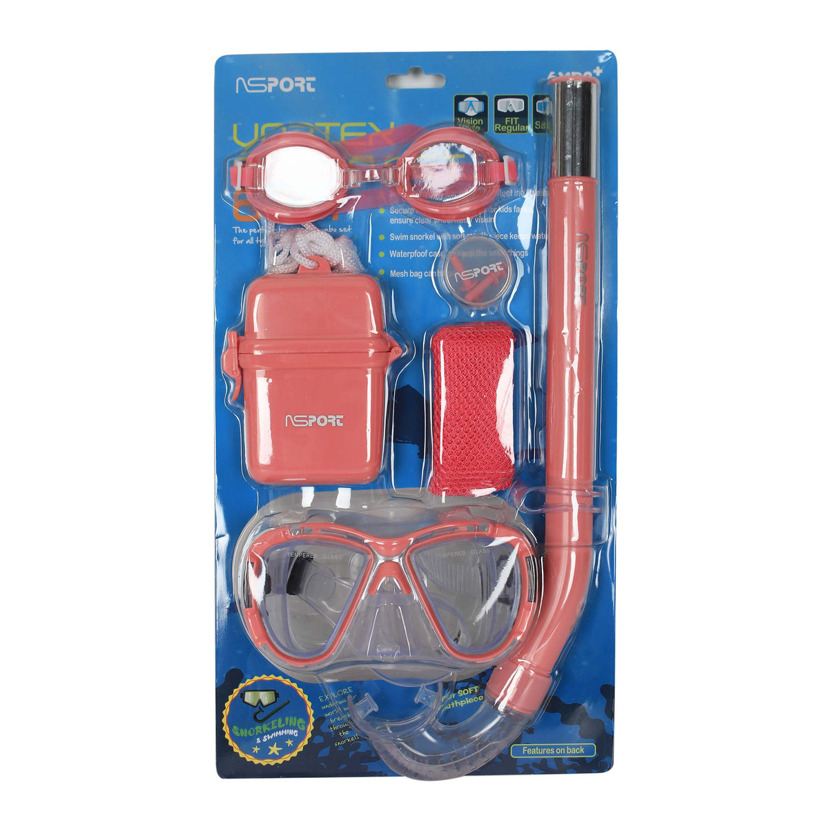 طقم سباحة كومبو (مقاس +6 سنوات)