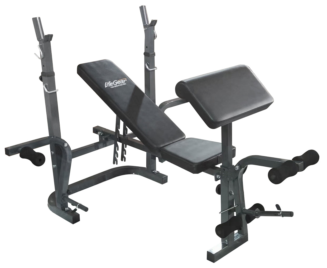 مقعد ضغط مع حامل أثقال