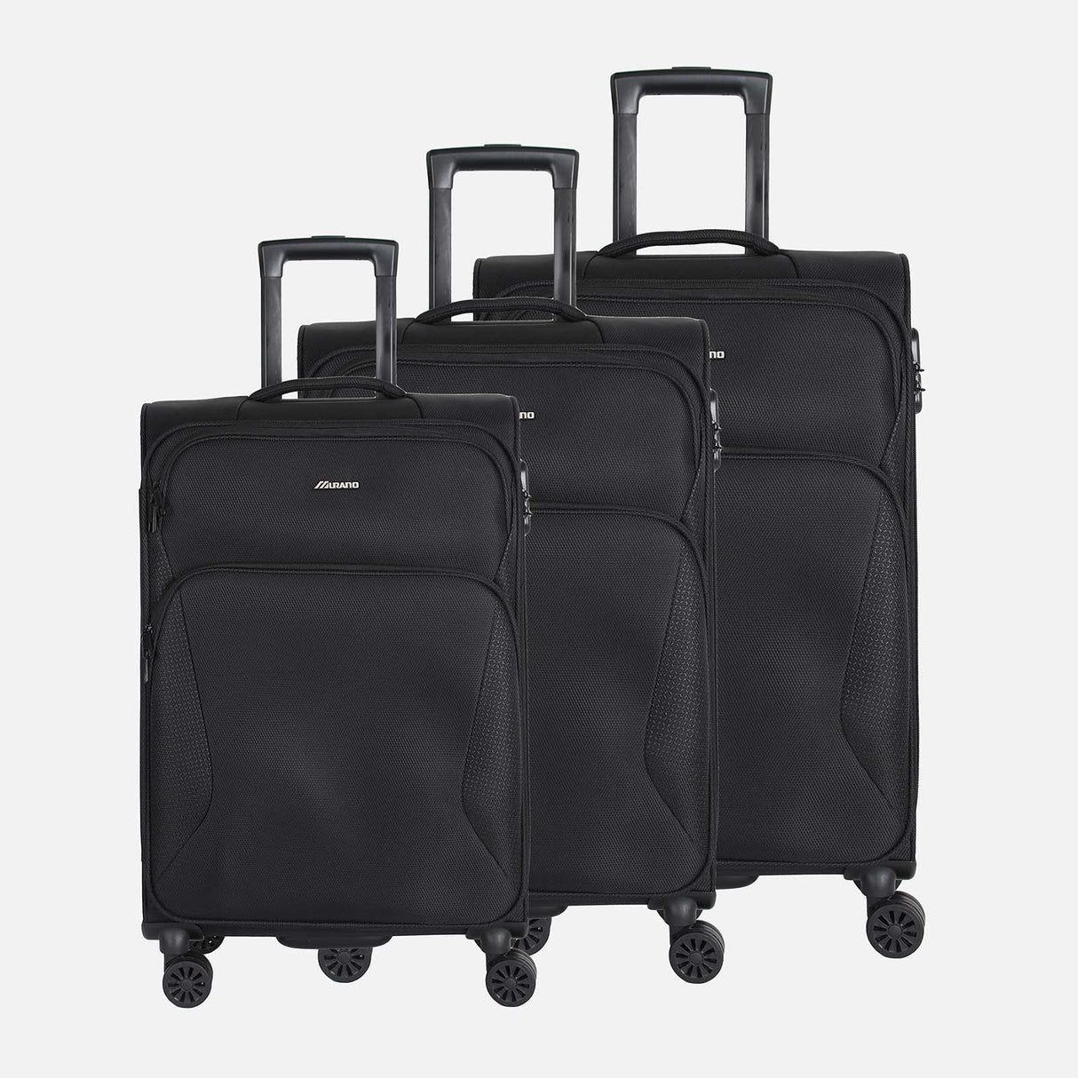 TROLLEY SOFT CASE 3PIECES  SET (SIZE: 19"24"28")