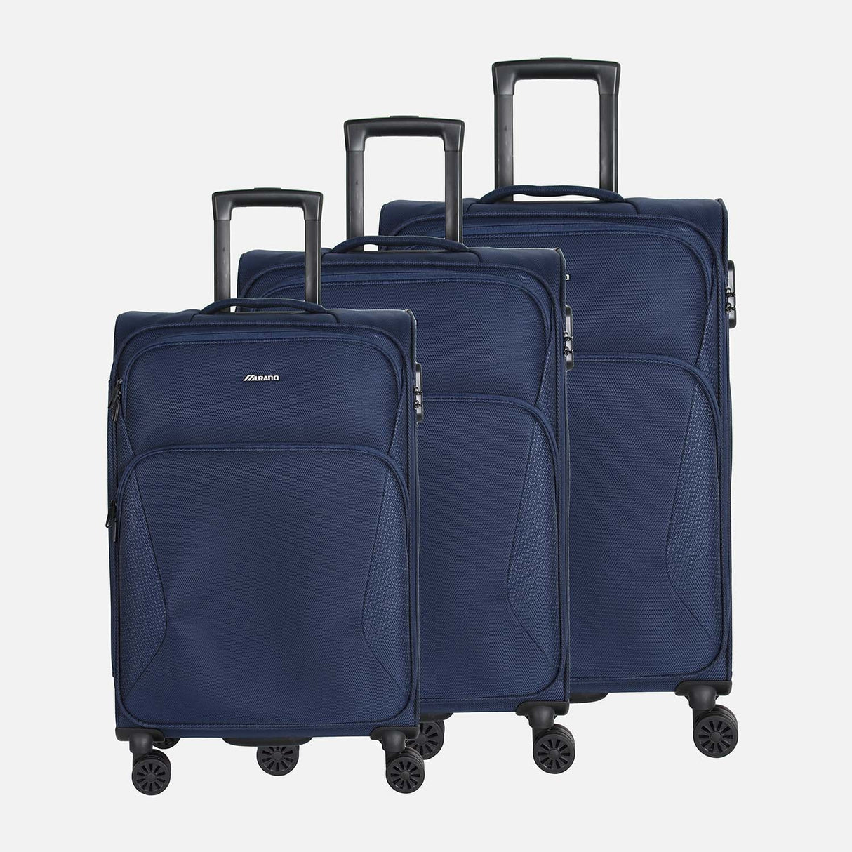 TROLLEY SOFT CASE 3PIECES  SET (SIZE: 19"24"28")