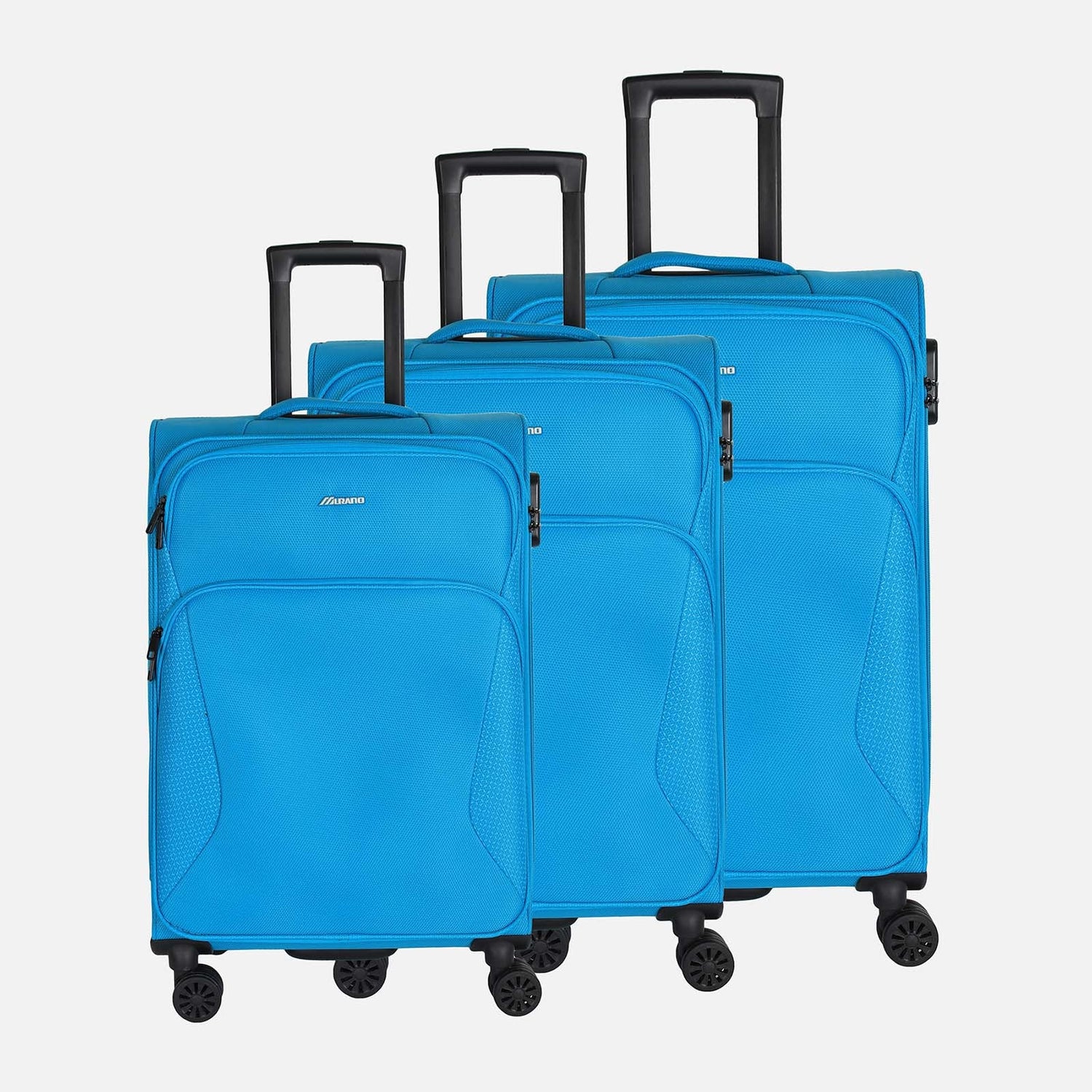 TROLLEY SOFT CASE 3PIECES  SET (SIZE: 19"24"28")