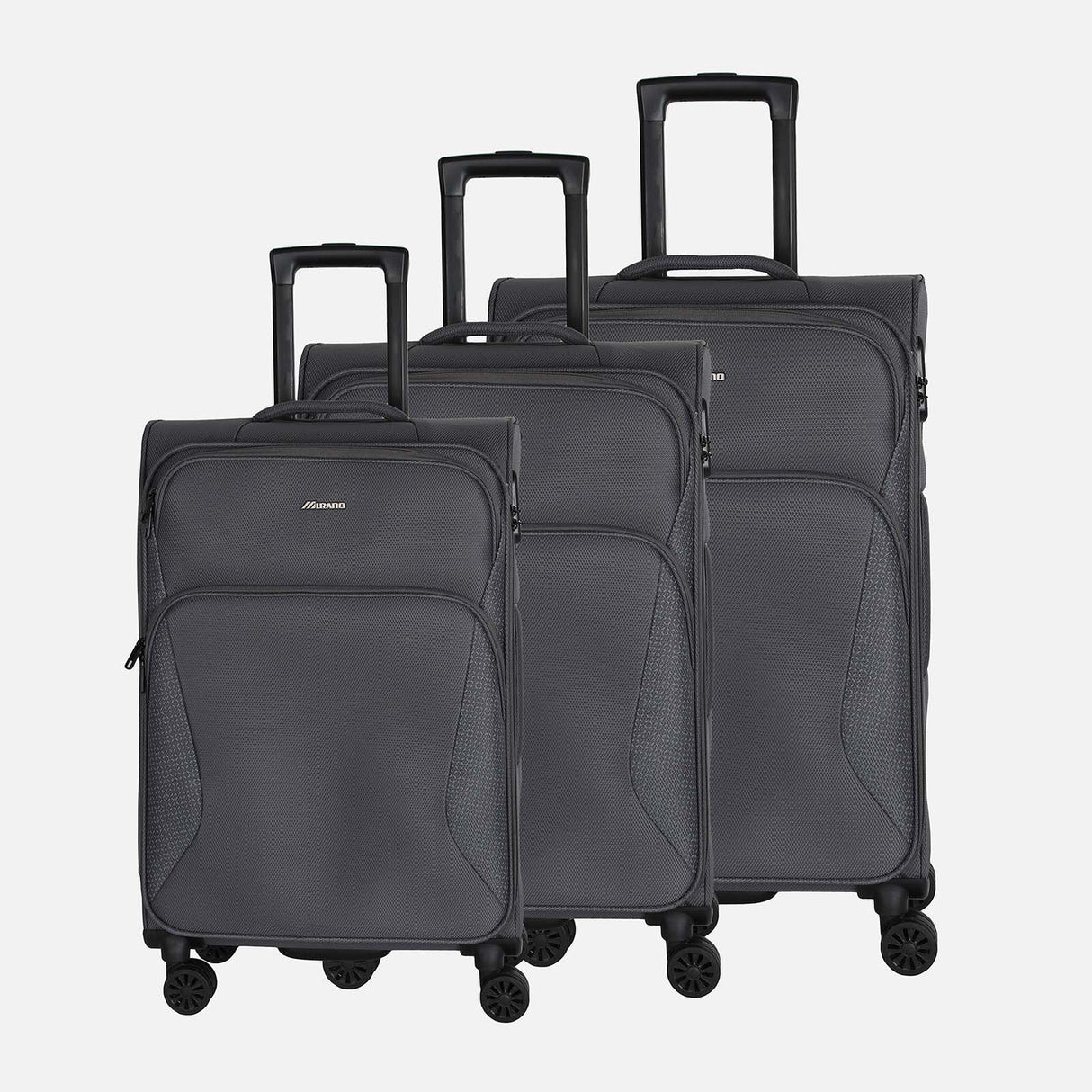 TROLLEY SOFT CASE 3PIECES  SET (SIZE: 19"24"28")