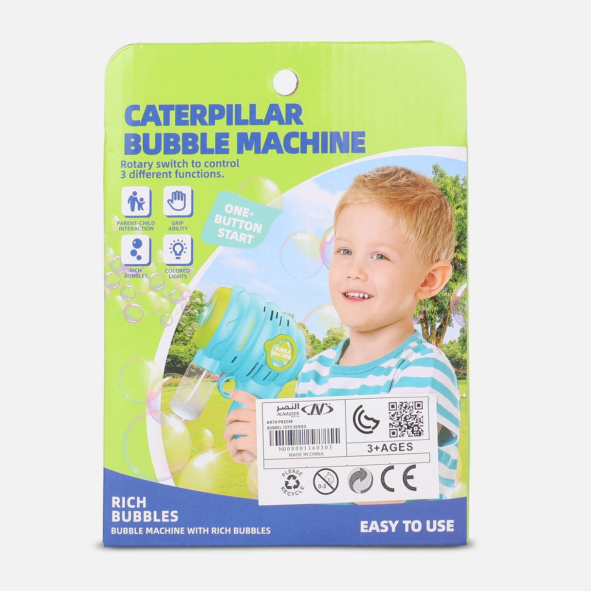 B/O CIRCLE BUBBLE TOY