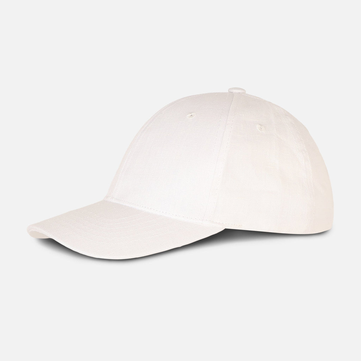 Mens Linen Basic Cap