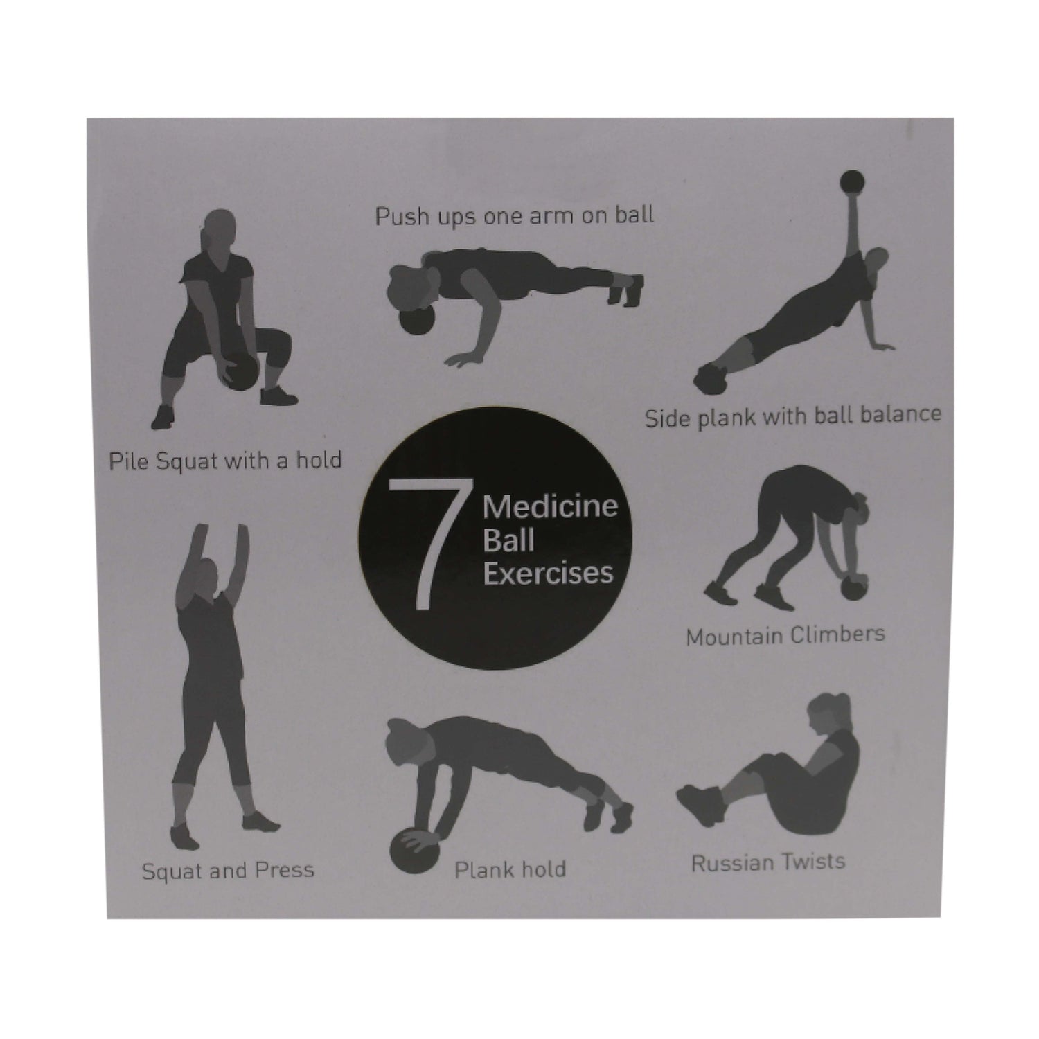 كرة طبية للعلاج الطبيعي والتمارين الرياضية (4 كجم) برتقالي