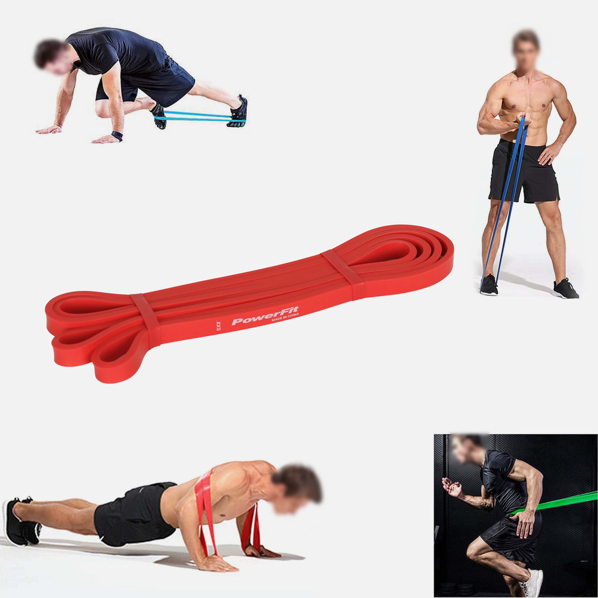 LATEX RESISTANT BAND WITH POWERFIT LOGO