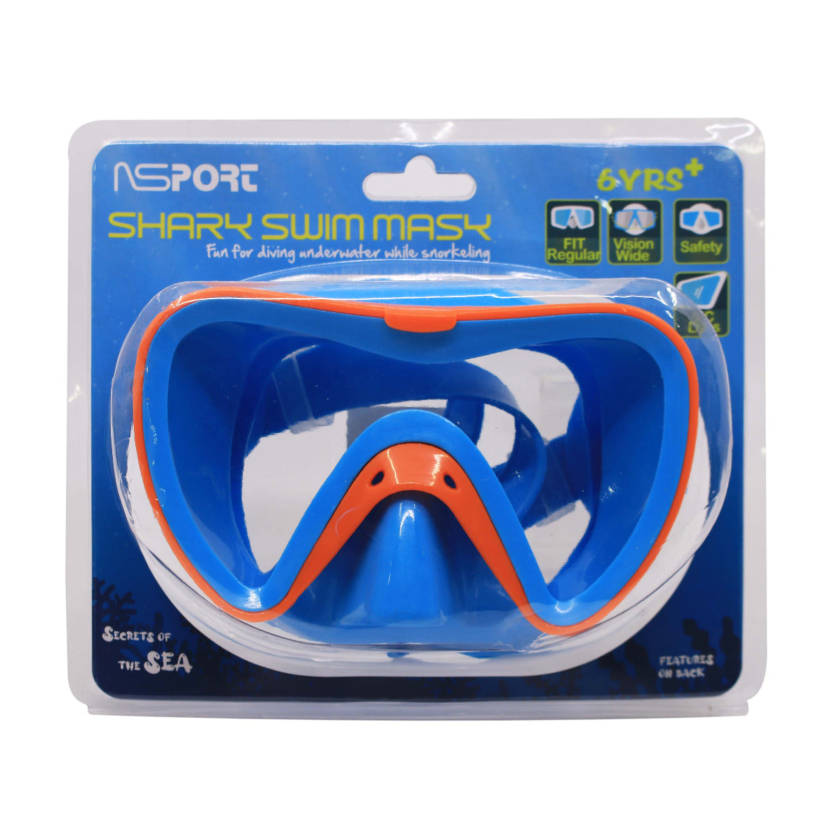 ماسك للسباحة مقاس 6+
