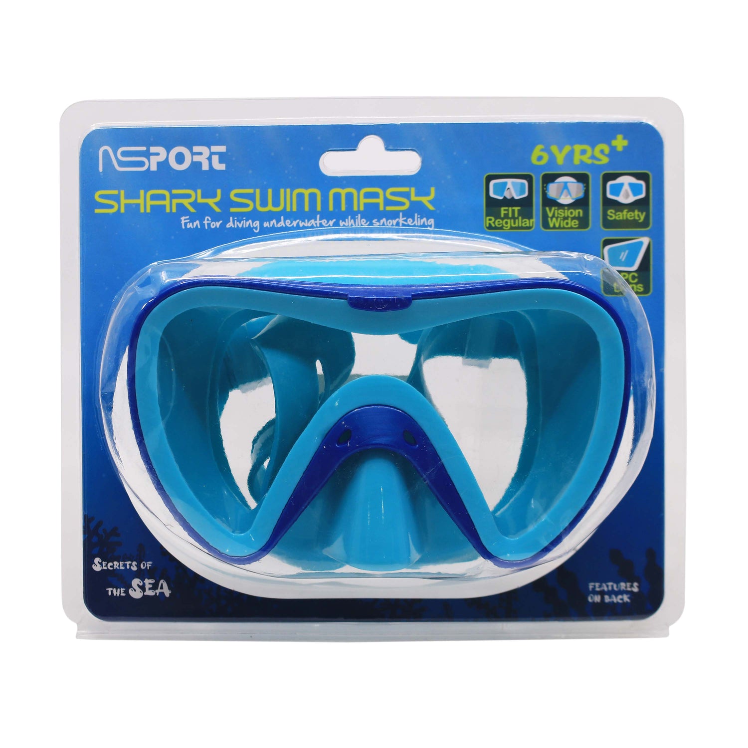 ماسك للسباحة مقاس 6+