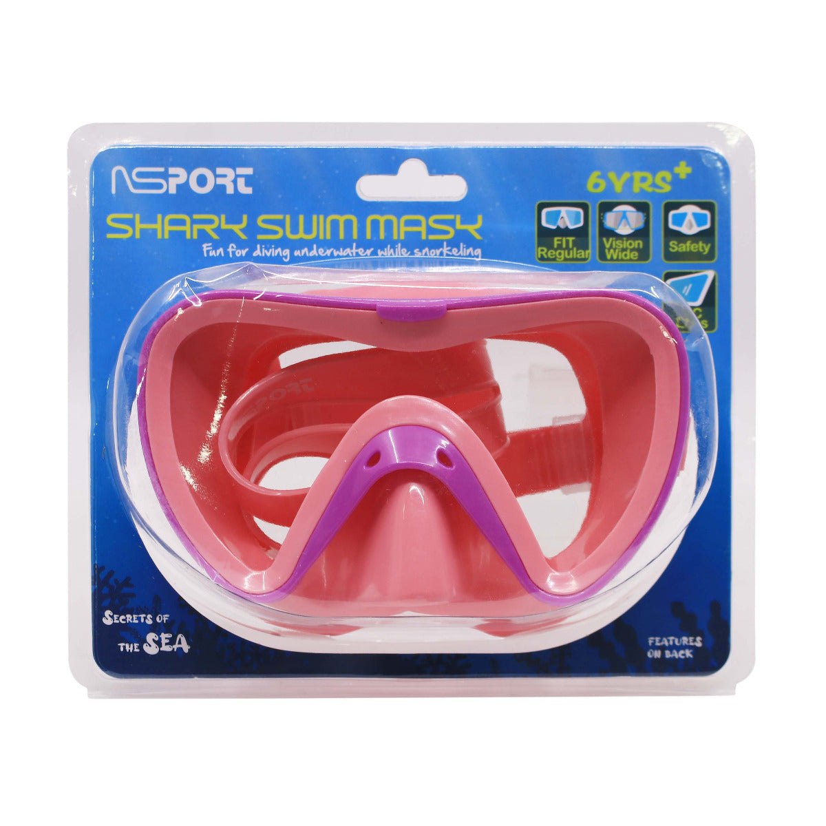 ماسك للسباحة مقاس 6+