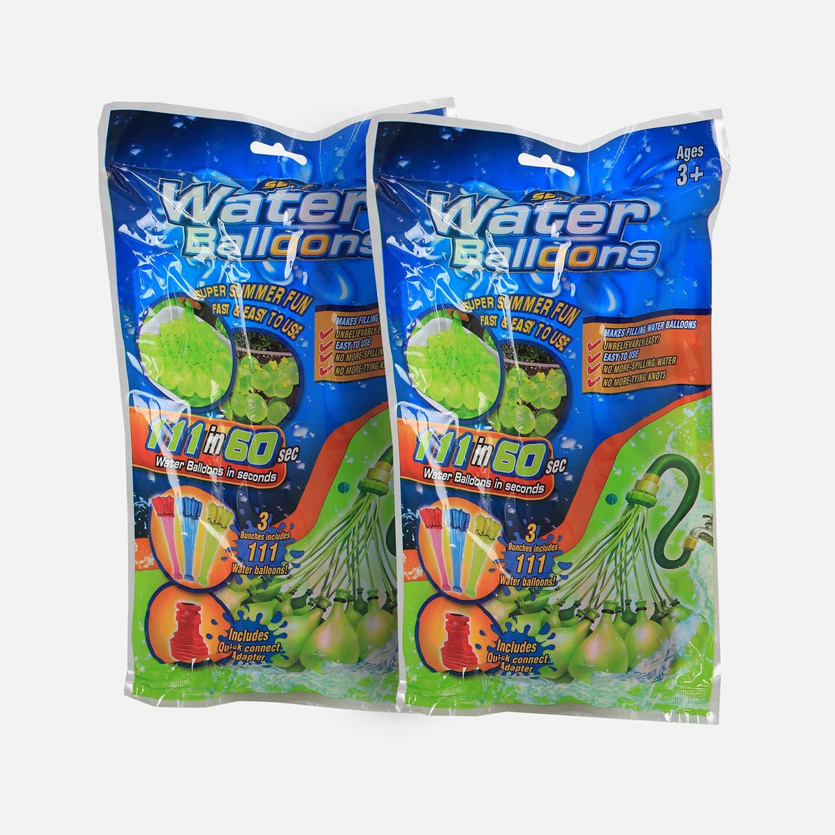 WATER BALLOON (111 PCS X 2 PKT)
