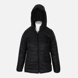 LADIES BASIC PUFFER JACKET WITH HOOD