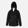 LADIES BASIC PUFFER JACKET WITH HOOD