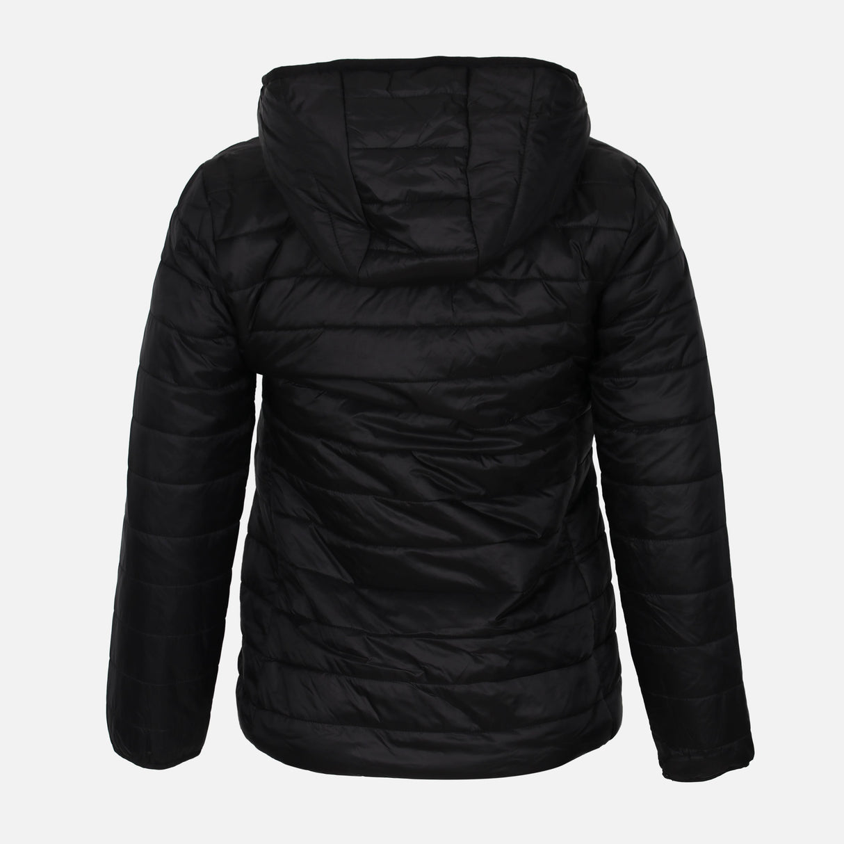 LADIES BASIC PUFFER JACKET WITH HOOD