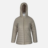 LADIES BASIC PUFFER JACKET WITH HOOD
