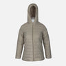 LADIES BASIC PUFFER JACKET WITH HOOD