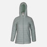 LADIES BASIC PUFFER JACKET WITH HOOD