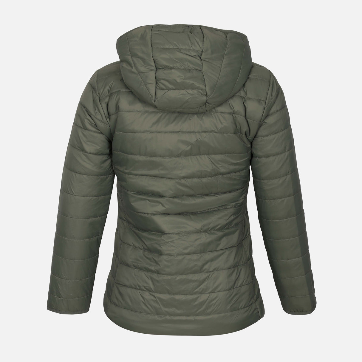 LADIES BASIC PUFFER JACKET WITH HOOD