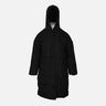 LADIES LONG PUFFER JACKET WITH HOOD
