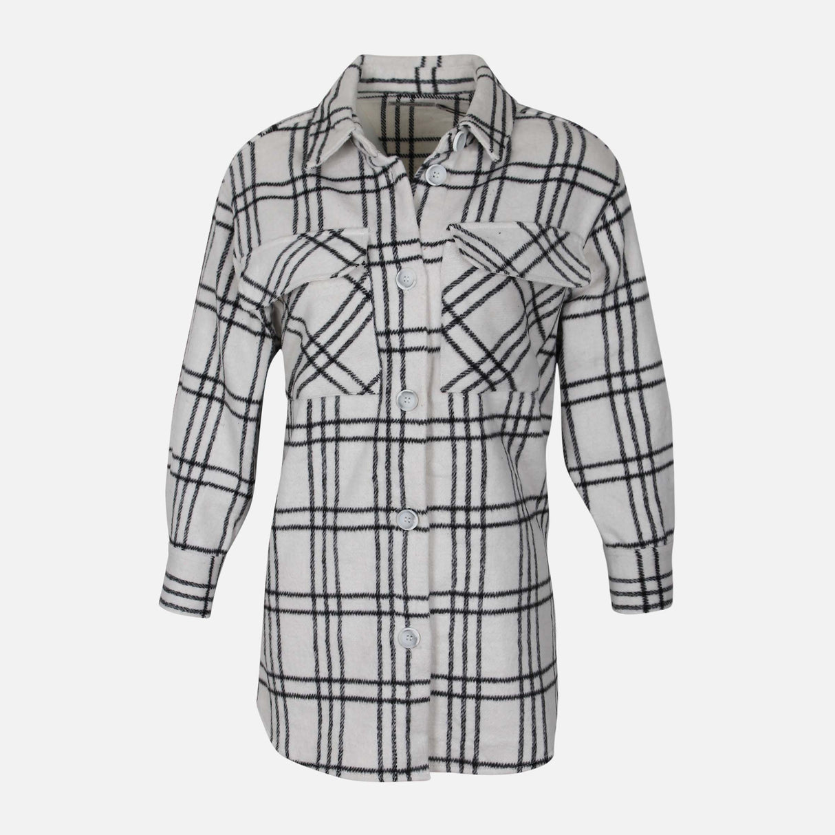 LADIES SHERPA OVER SHIRT