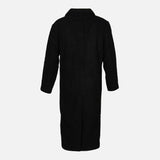 LADIES TEXTURED COTTON BLEND COAT