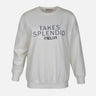 LADIES FLEECE SWEATERSHIRT