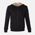 MEN HOODED FUR CARDIGAN