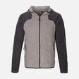 MEN FLEECE HOODED CARDIGAN