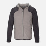 MEN FLEECE HOODED CARDIGAN