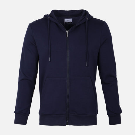 MEN BASIC HOODED CARDIGAN 