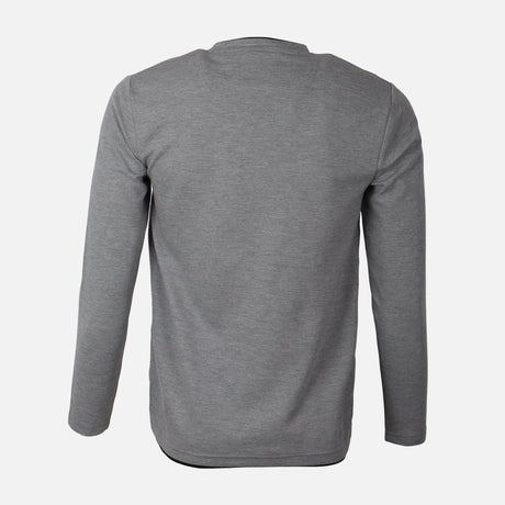 MEN LONG SLEEVE T-SHIRT ROUND NECK