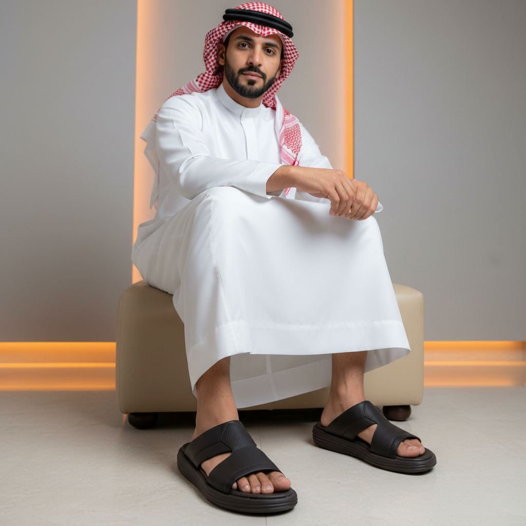 نعال رجالي بتصميم عربي