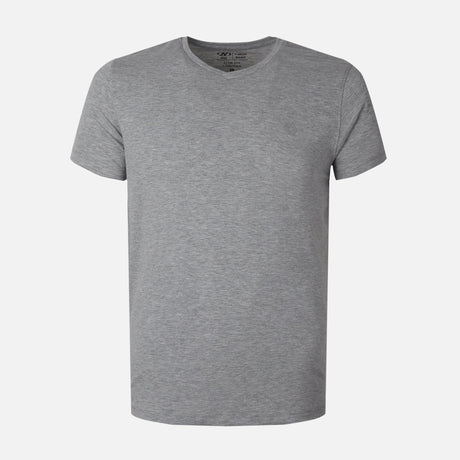 Men Spandex T-Shirt V-Neck